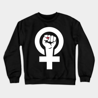 Feminist Fist T Shirt - Women's March - Women's Rights Gift Crewneck Sweatshirt